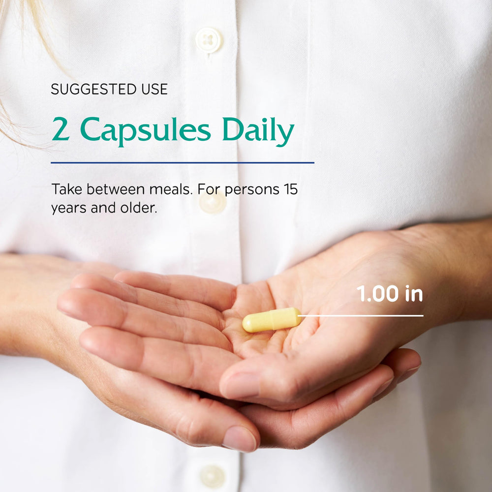 Vitanica Dopamine Assist daily ritual layout, capsules arranged for easy daytime use.