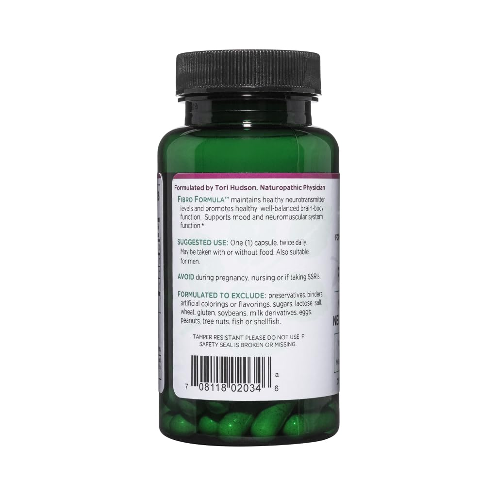 Vitanica Fibro Formula capsules on a clean surface provide daily support.