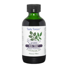 Vitanica Iron Tonic bottle front for vegan iron support