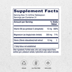 Vitanica Magnesium Tonic bottle being poured for easy dosing