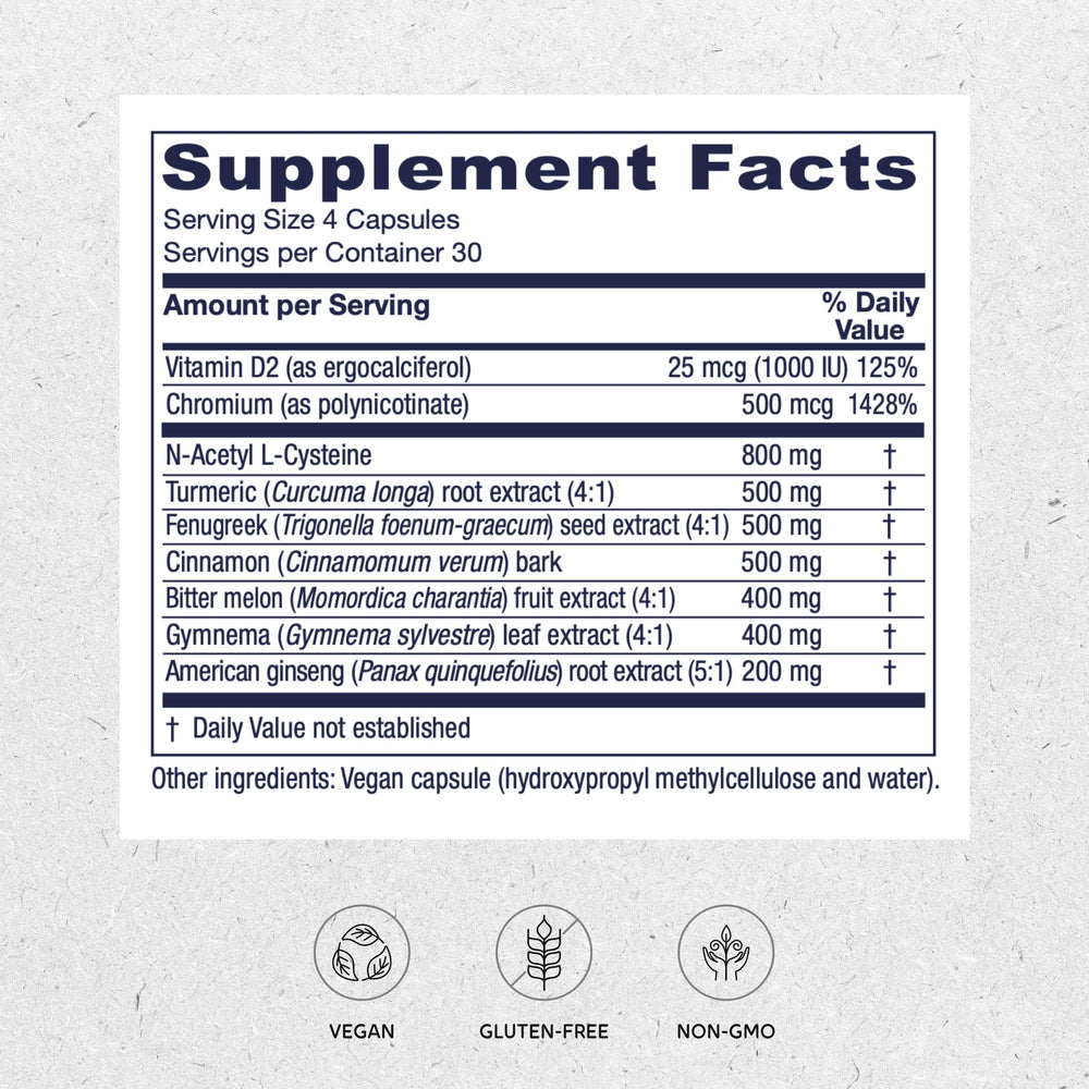 Vitanica Metabolic Manager capsules close-up showing vegan supplement.