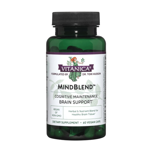 Vitanica MindBlend vegan brain-support capsules for daily use