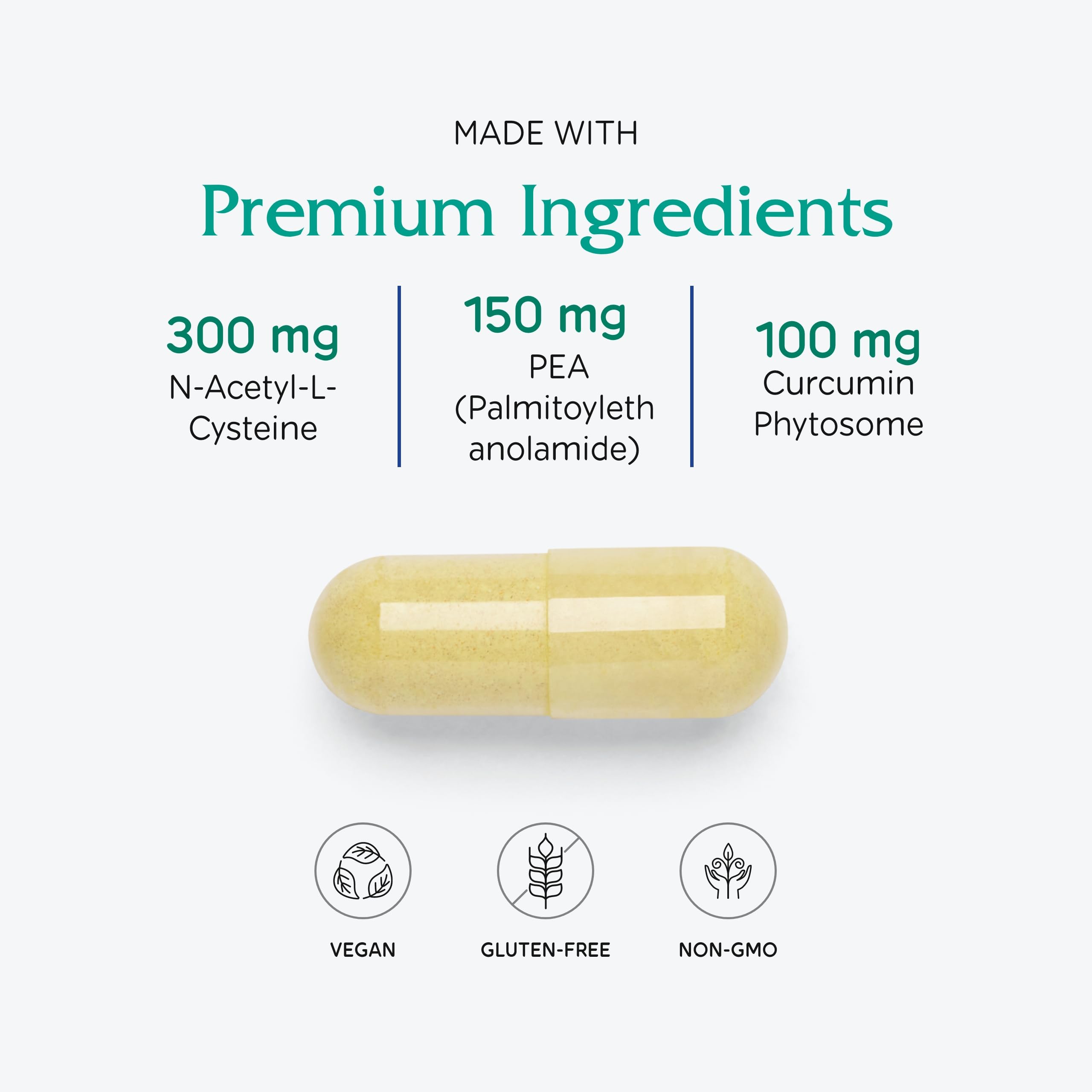 Vitanica NAC-PEA Extra pine bark extract emphasizes antioxidant-rich cellular support