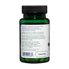 Vitanica Ovum P.M. night-dosing bottle conveys easy evening routine.