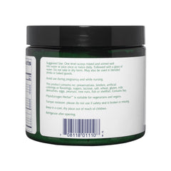 Vitanica Phytoestrogen bottle label highlighting vegan and non-GMO ingredients