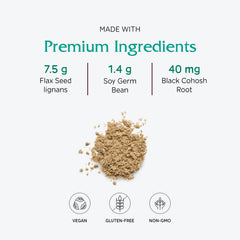 Vitanica Phytoestrogen Herbal flax seeds for fiber and lignans