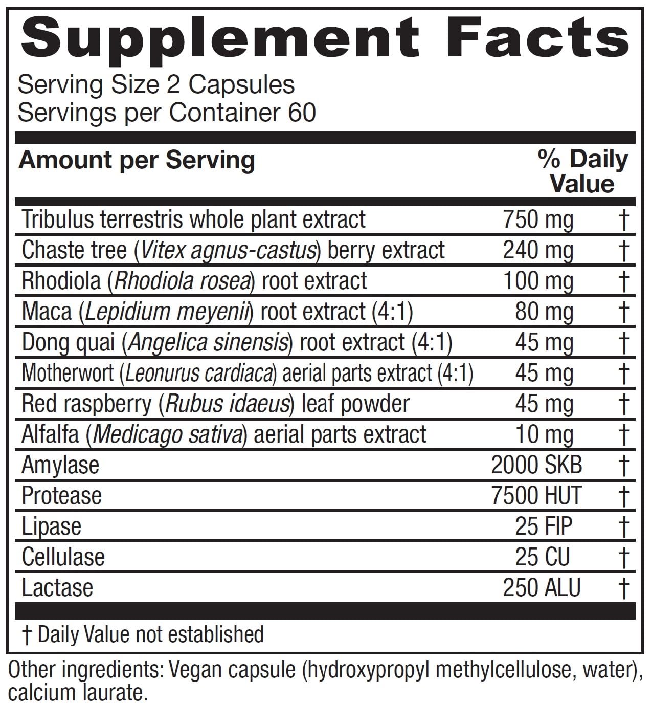 Vitanica Pregnancy Prep bottle label shows ingredients and dosage information.