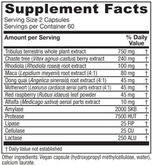 Vitanica Pregnancy Prep bottle label shows ingredients and dosage information.
