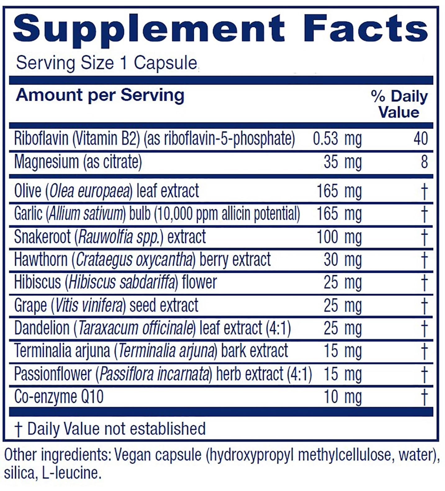 Vitanica Rauwolfia Extra capsules closeup highlighting vegan formula for everyday use.