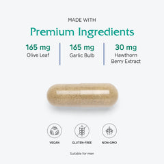 Vitanica Rauwolfia Extra ingredient list reading CoQ10 and botanicals.