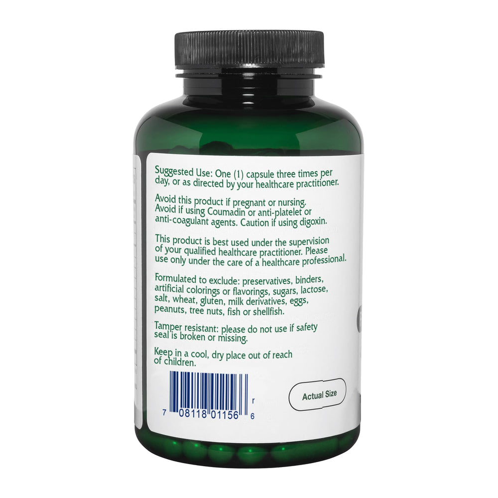 Vitanica Rauwolfia Extra label shows allergen-free promise and USA-made production.