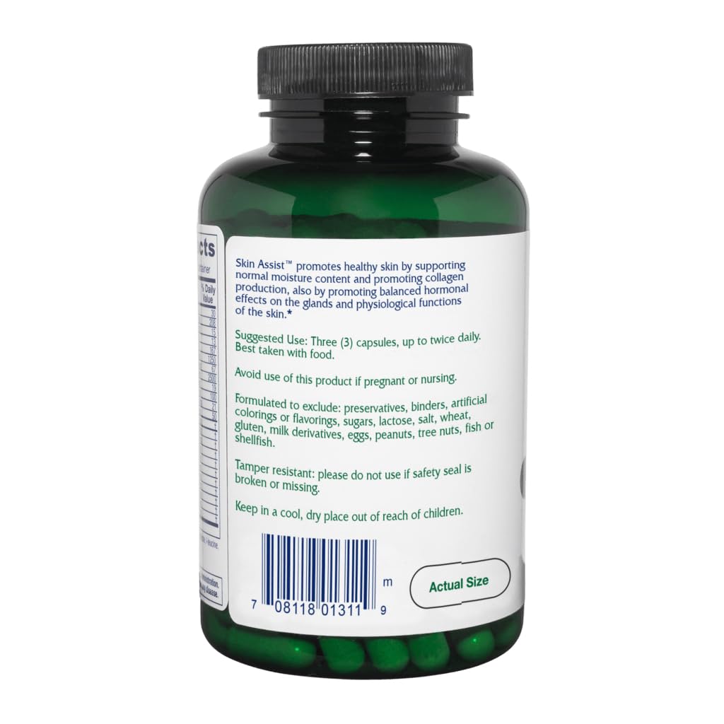 Vitanica Skin Assist capsules ideal for daily skincare routines.
