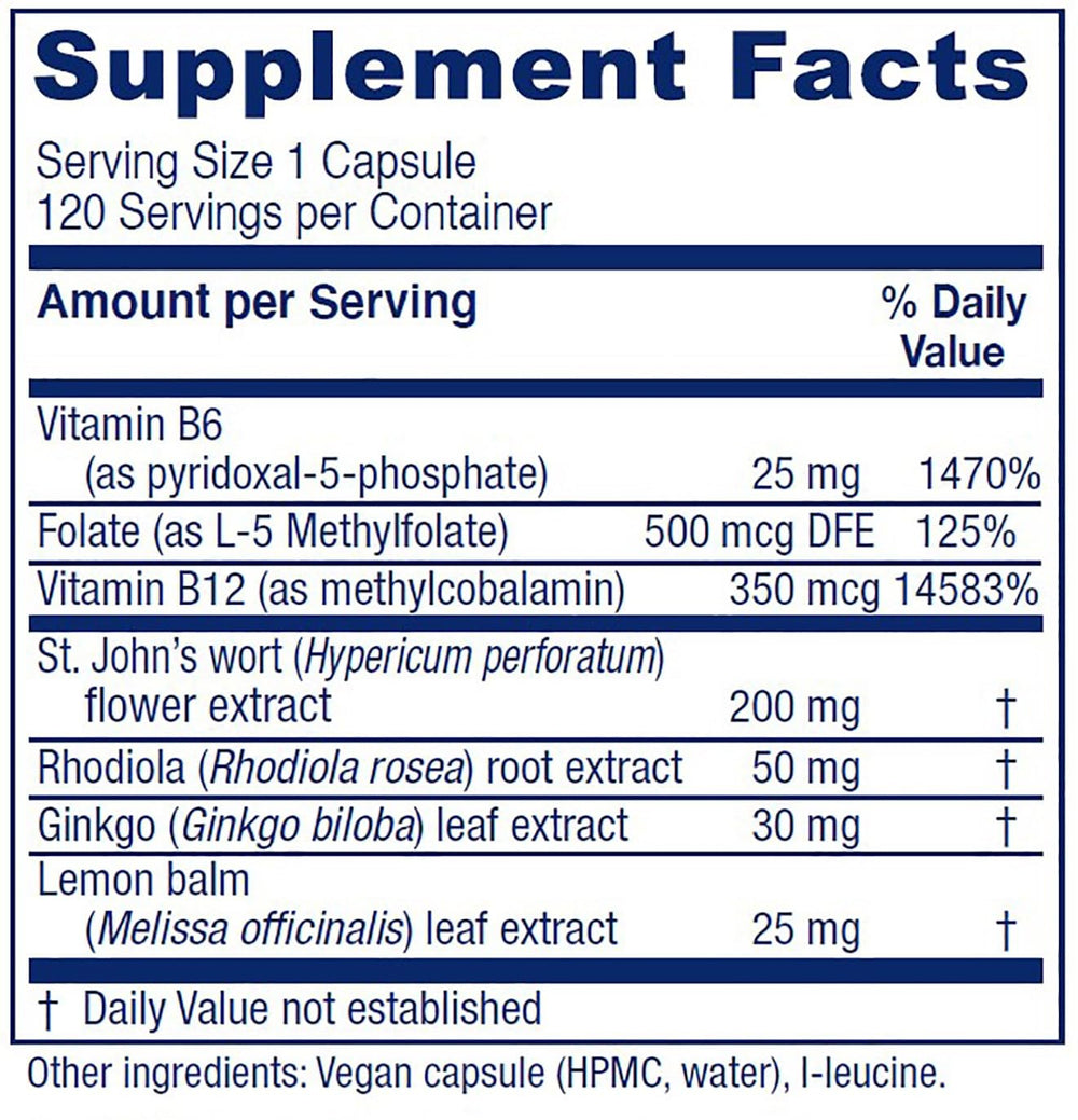 Vitanica Uplift capsules closeup showcases product form and mood support.