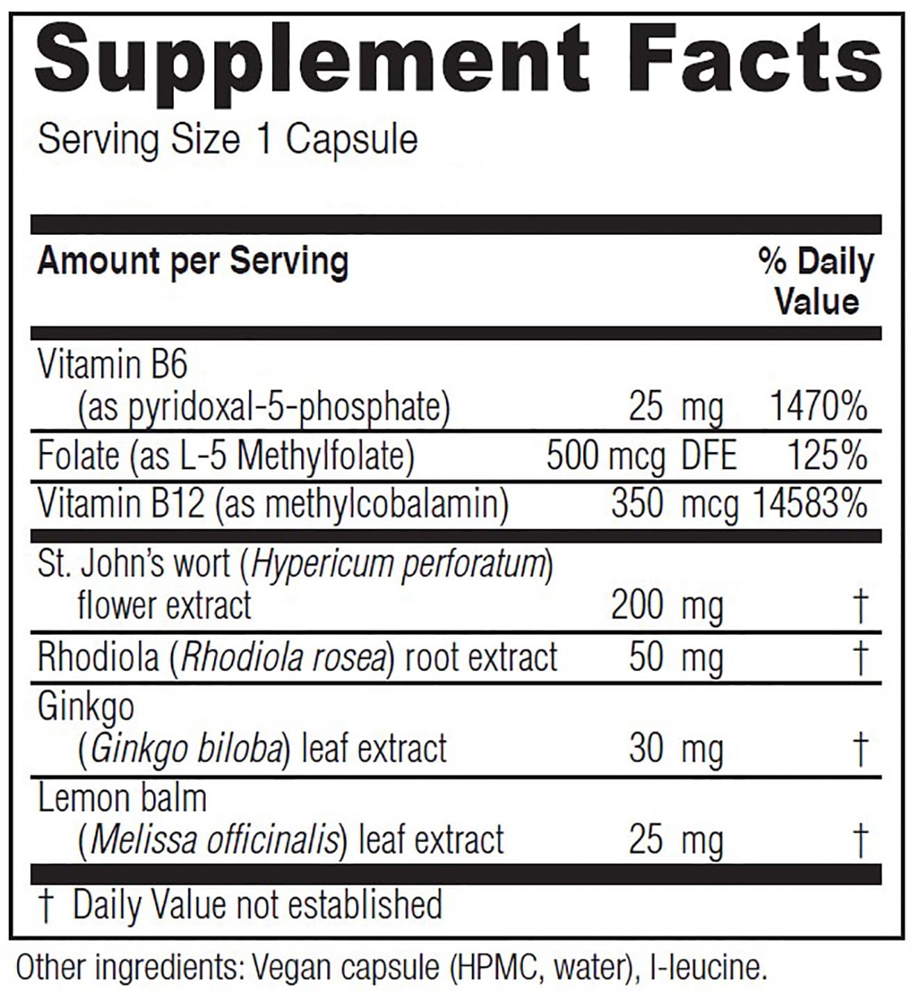 Vitanica Uplift capsules pack for daily mood support and emotional steadiness.