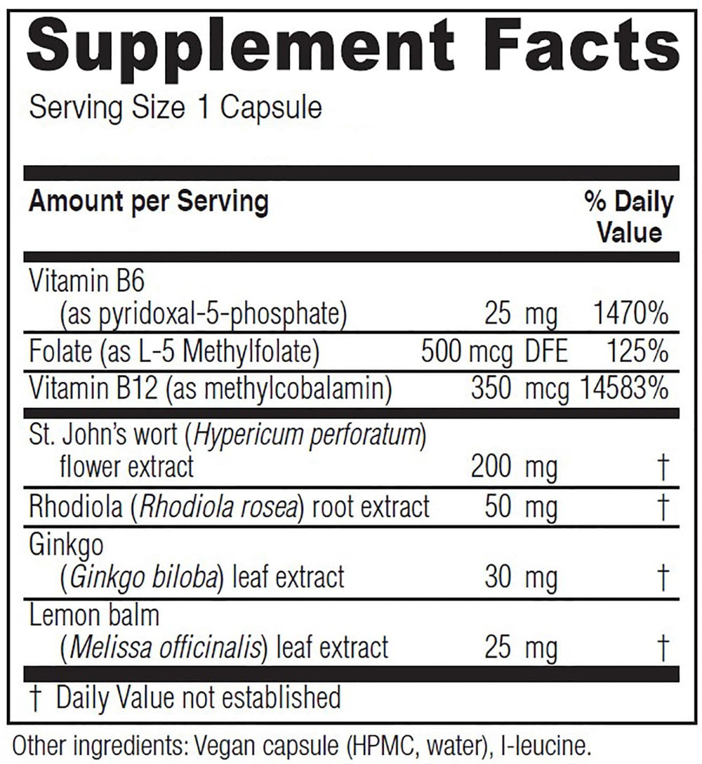 Vitanica Uplift capsules pack for daily mood support and emotional steadiness.