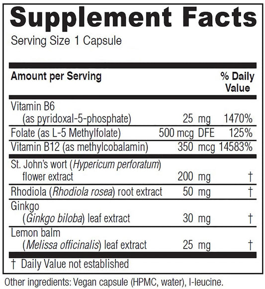 Vitanica Uplift capsules pack for daily mood support and emotional steadiness.