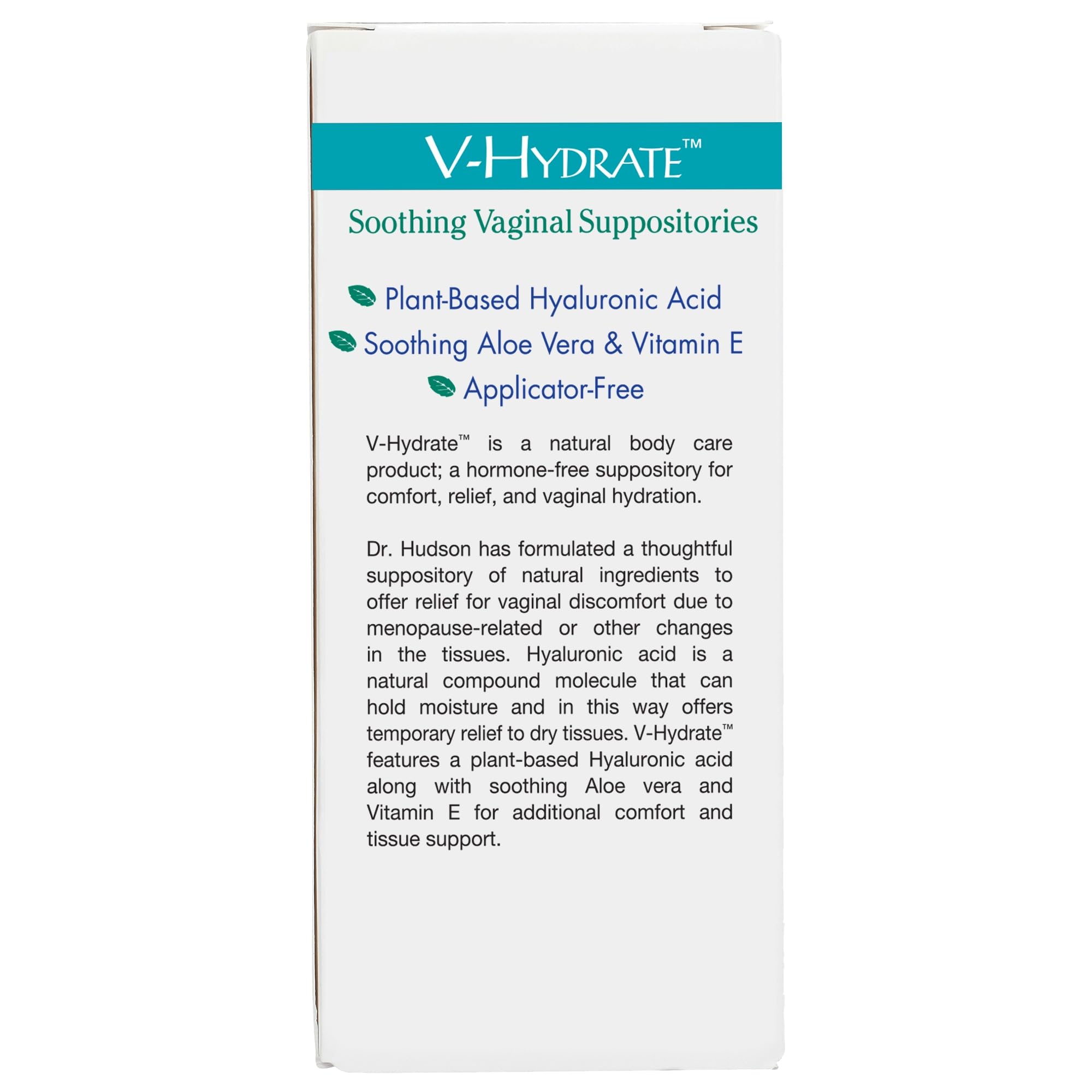 Vitanica V-Hydrate texture close-up emphasizes smooth, hydrating formula.