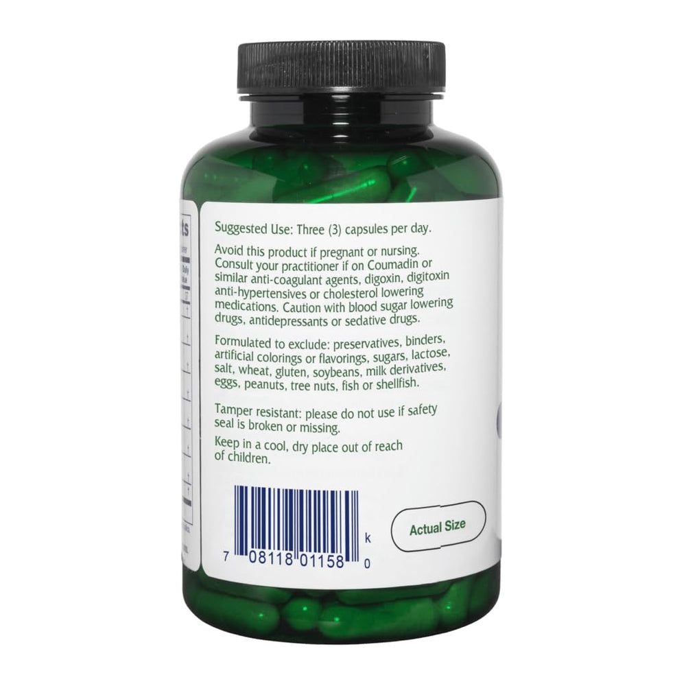 Vitanica VasoBlend capsules being poured for daily cardio routine