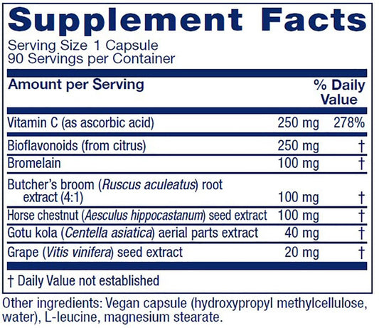 Vitanica VeinoBlend bottle pour for easy daily dosage.
