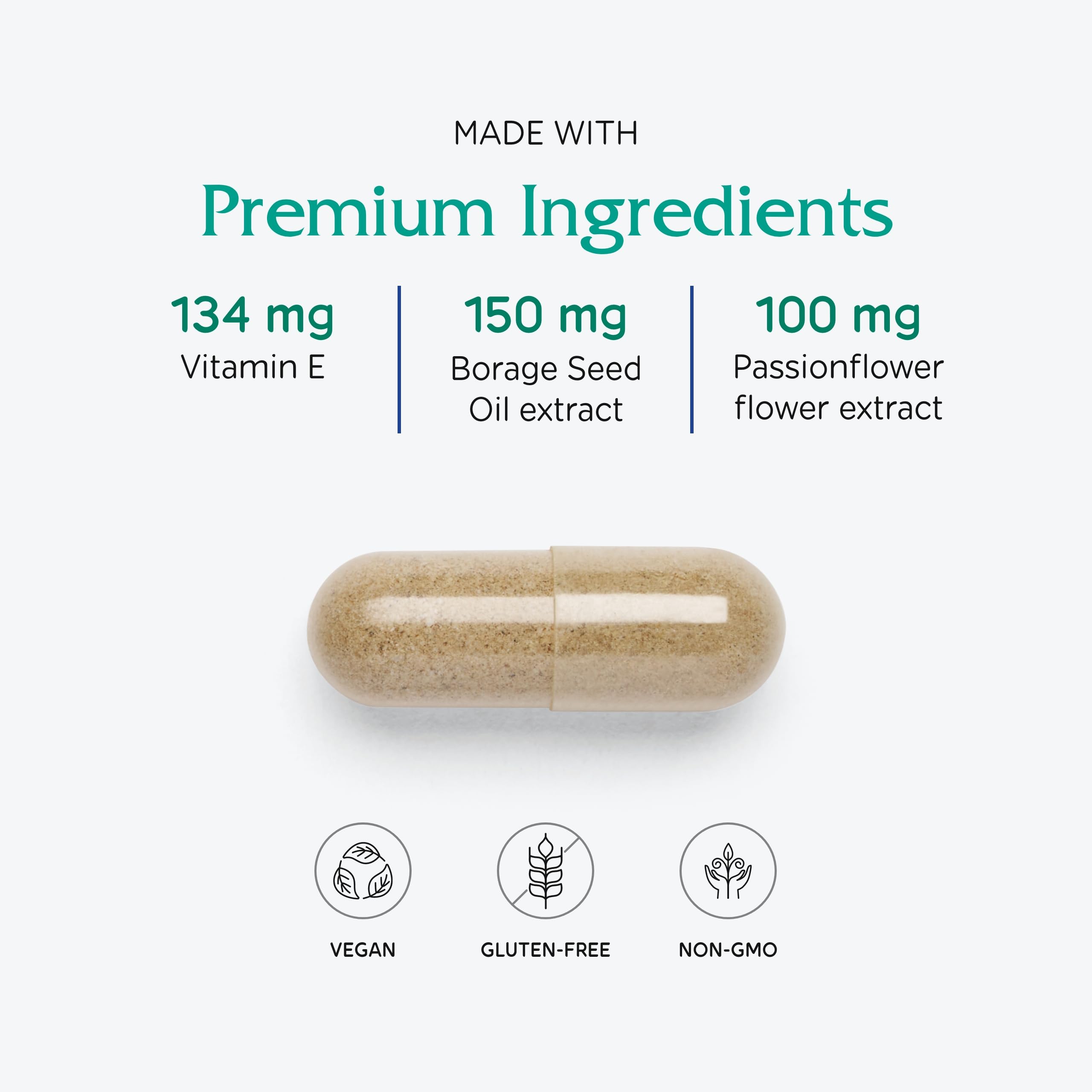 Vitanica Phase I ingredient list closeup with key herbs.