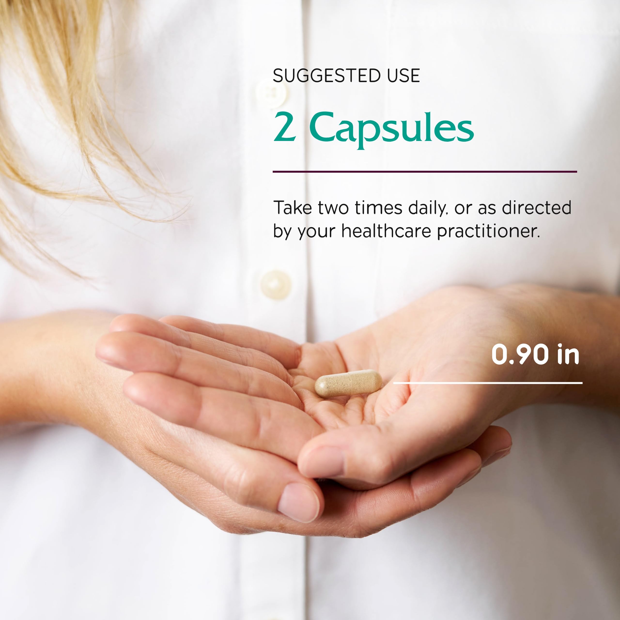 Open bottle dispensing capsules for easy daily use.