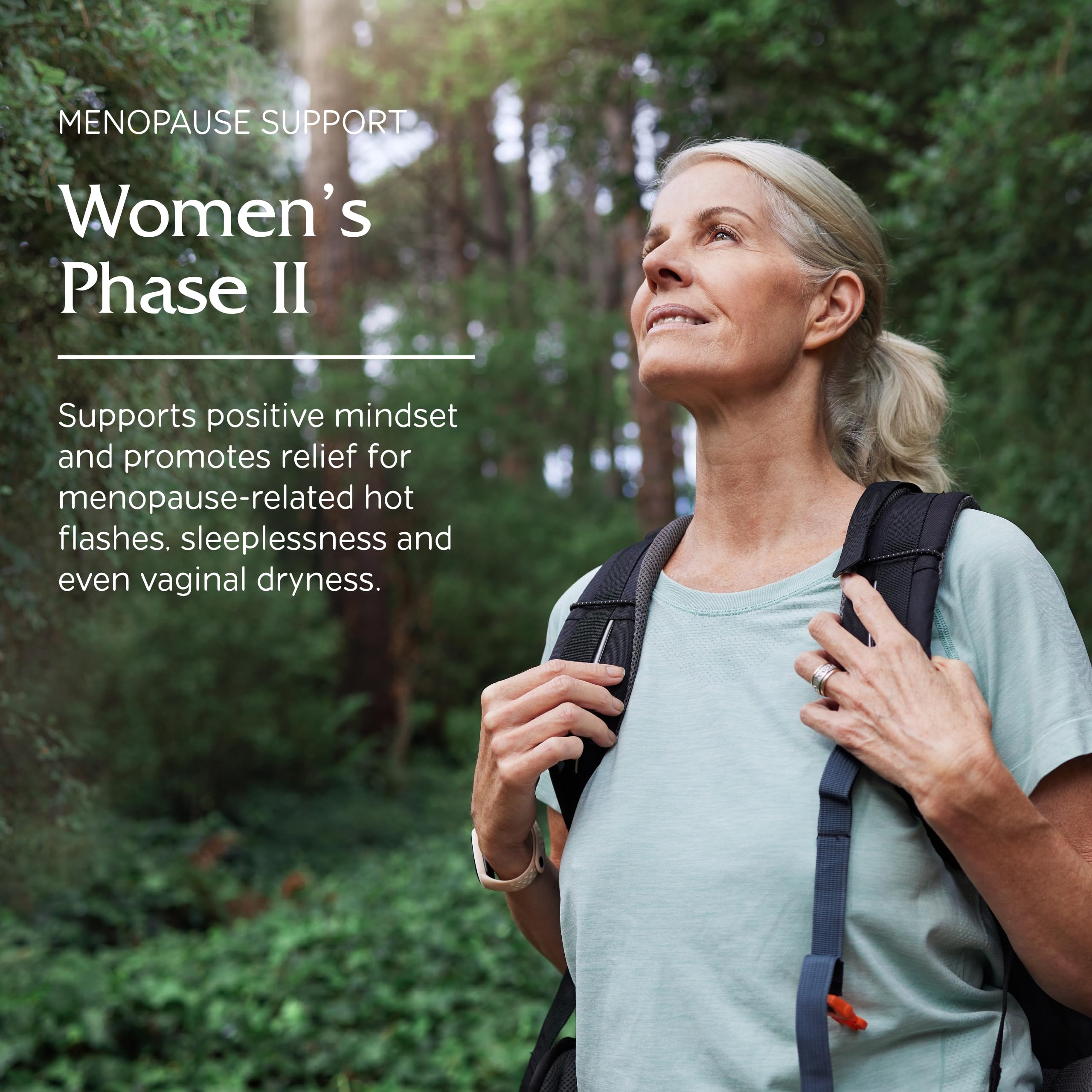 Vitanica Phase II label highlights organic, non-GMO herbs.
