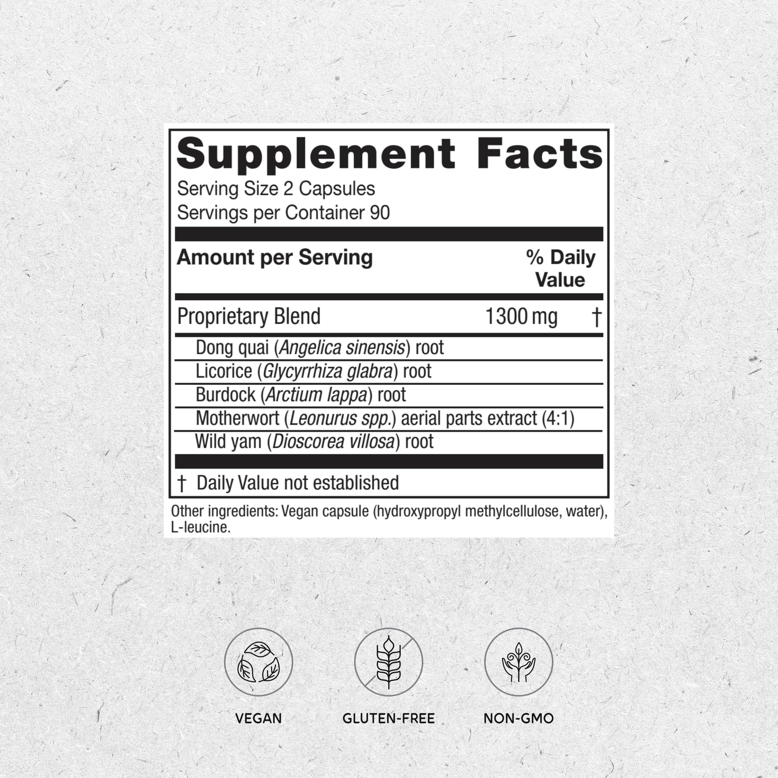 Closeup of Vitanica Phase II pills in vegan capsules.