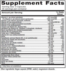 Vitanica Women's Symmetry bottle being poured for easy daily dosing