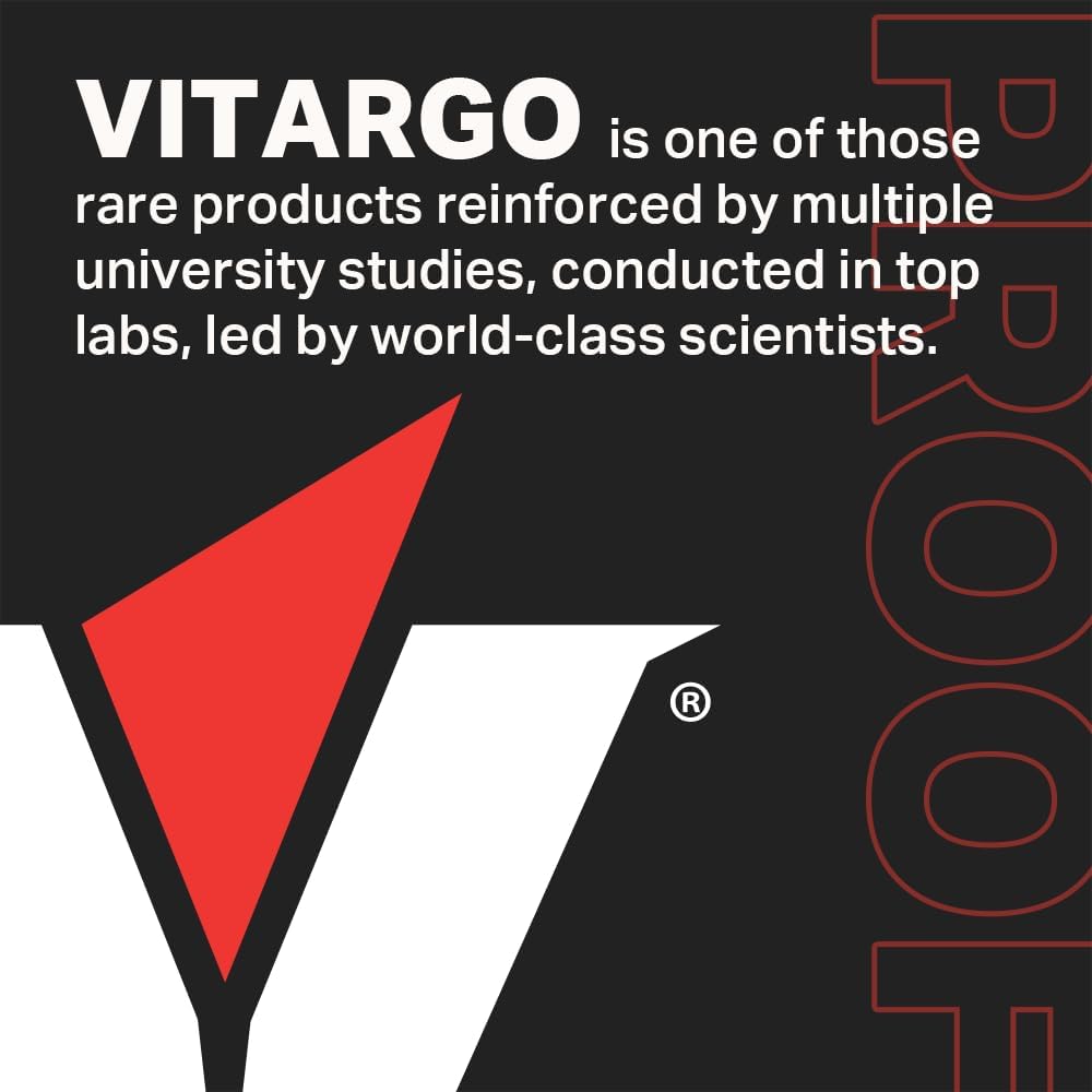 Detail of Vitargo carbohydrate powder label highlighting sugar-free formula.
