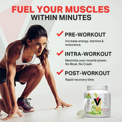 Vitargo lemon-lime bottle closeup conveys clean, trusted fueling.