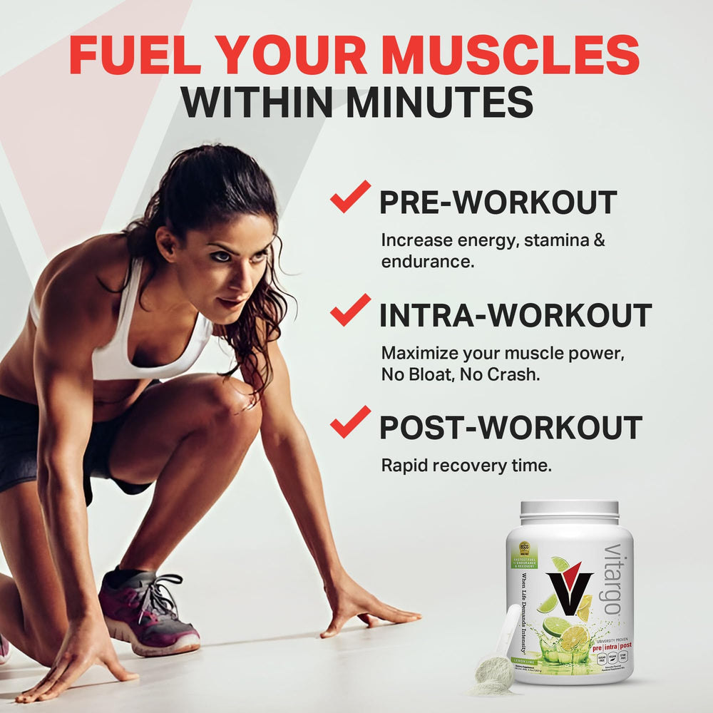 Vitargo vegan gluten-free label featured on packaging.
