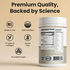 Vitasei collagen dissolving into coffee for easy daily ritual.