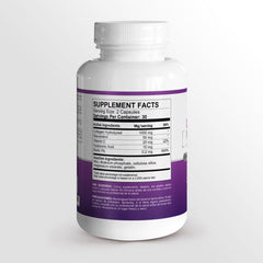 VITASEI capsules featuring vitamin C and biotin support hair vitality and nail strength.