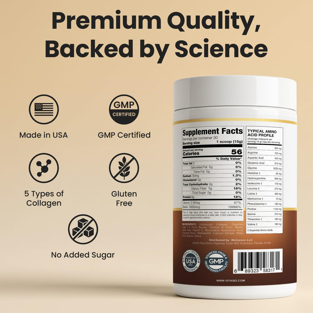 VITASEI bottle showing 30 servings for convenient daily use.
