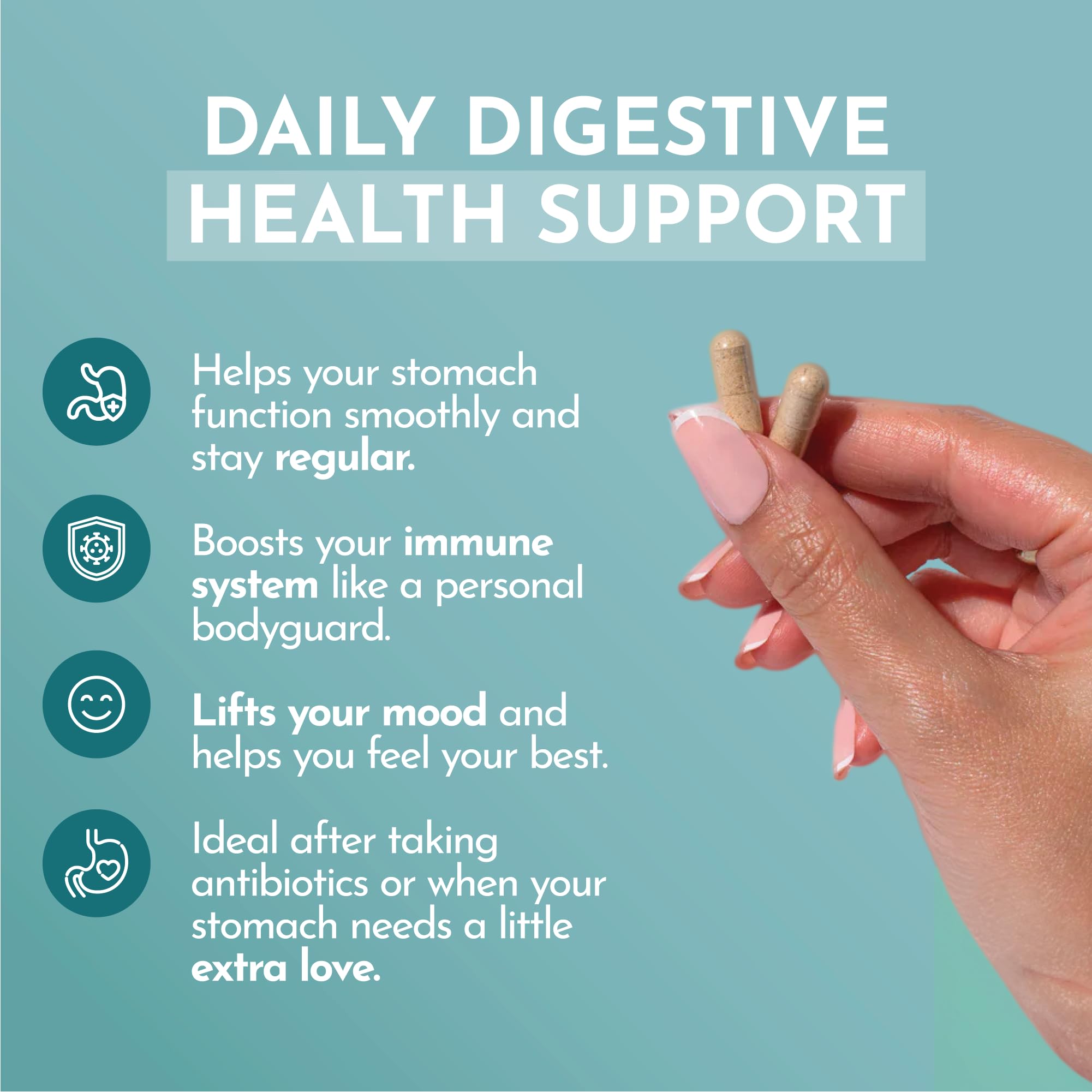 VITASEI Happy Flora daily dose image illustrating convenient routine