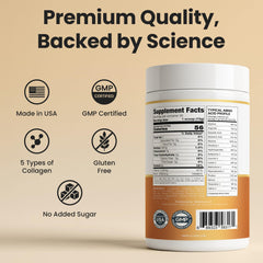 VITASEI collagen powder added to a smoothie for versatility