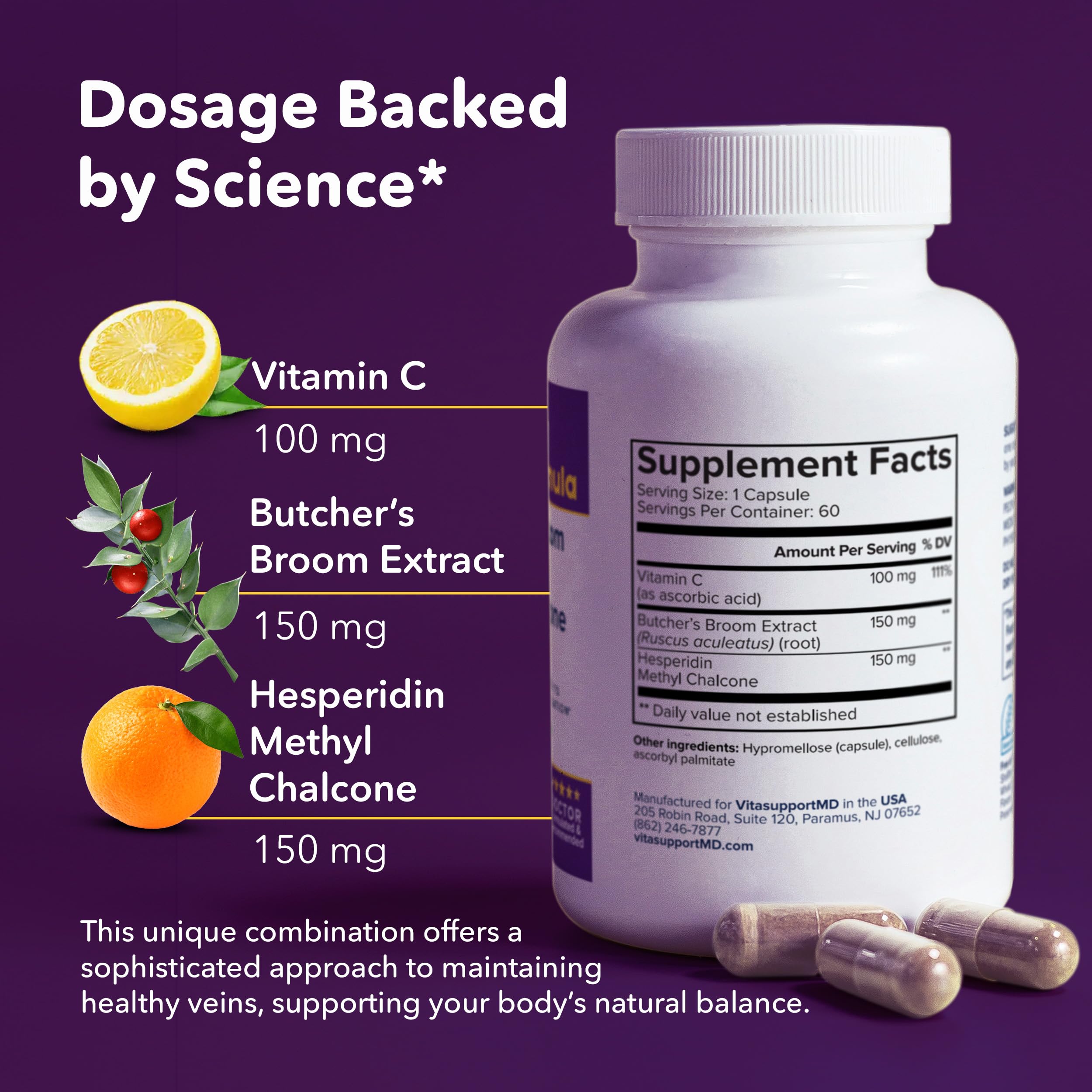 Tri-Power label front highlighting key ingredients and purpose