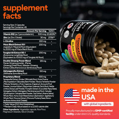 VitaUp black maca root close-up highlights natural energy support