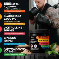 VitaUp Tongkat Ali 20in1 capsules enable simple daily use for stamina