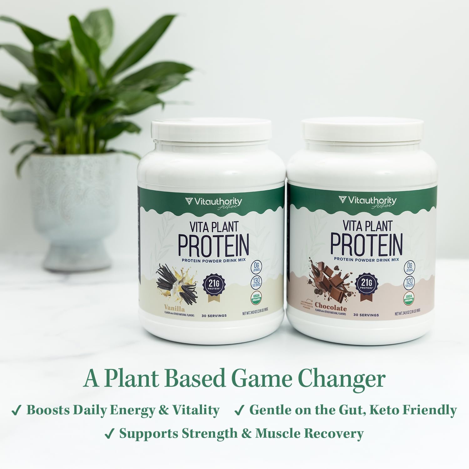Vitauthority BCAAs and MCTs ingredient panel emphasizes energy-supporting nutrients.