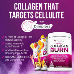 Dimpless cellulite blend closeup from Vitauthority product line