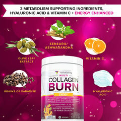 Vitauthority Multi Collagen Burn caffeine energy boost