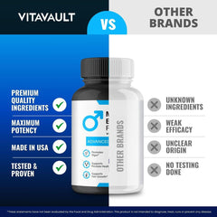 A user holds Vitavault M.E.N Balance Pro bottle during daily routine