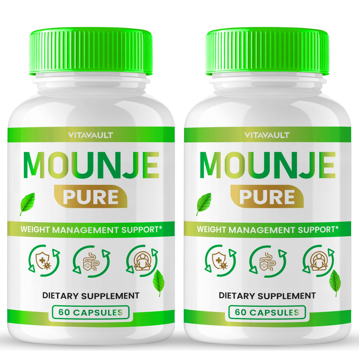 Vitavault Mounje Pure Keto capsules bottle for everyday use and steady energy.