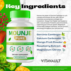 Vitavault Mounje Pure Keto capsules hands picking demonstrates quick on-the-go intake.