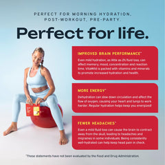 VitaWild daily hydration ritual image showing easy, zero-added-sugar routine