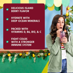 Vitawild elderberry vitamin C zinc blend bottle shot demonstrating immune support.