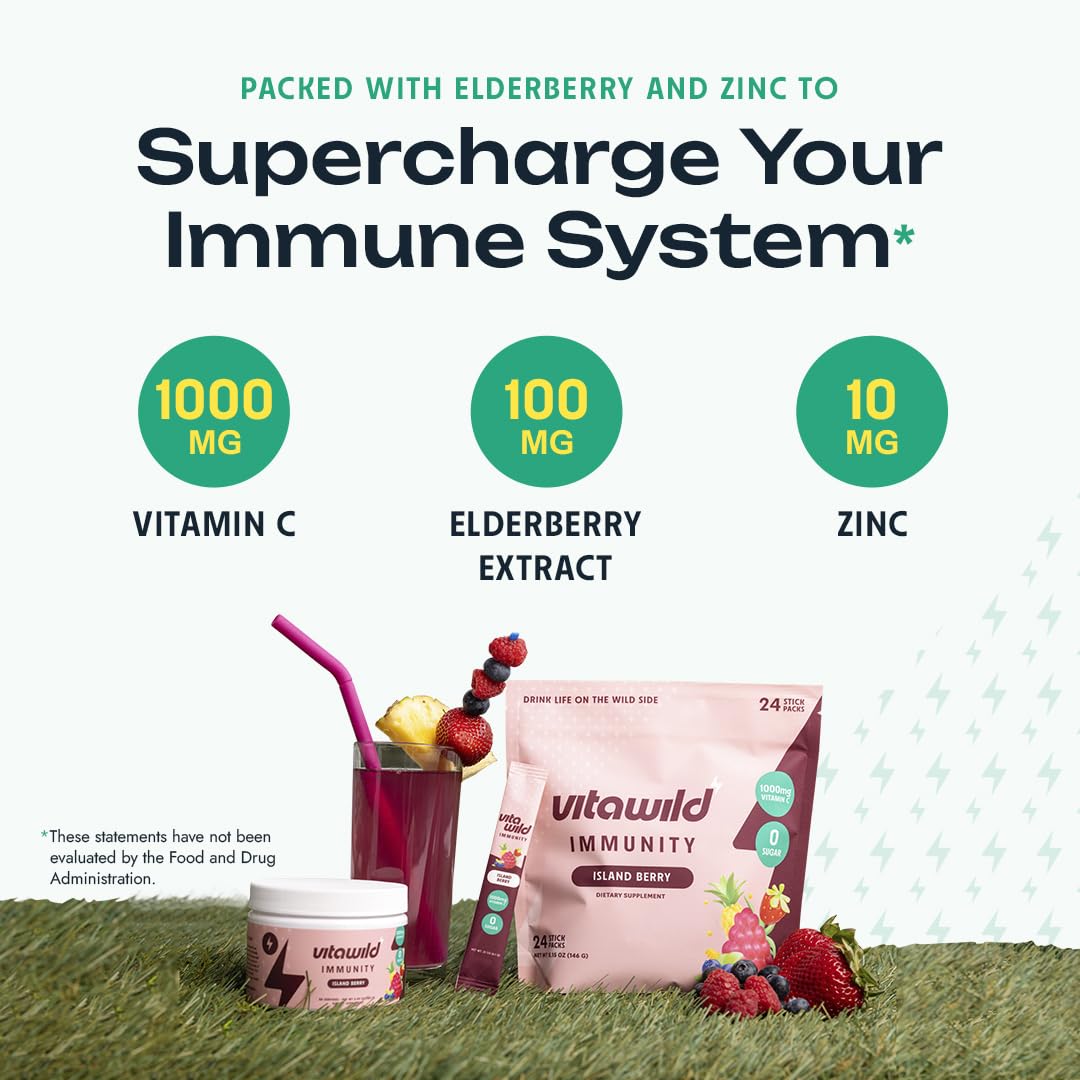 Vitawild electrolytes powder with deep ocean minerals for hydration after workouts.