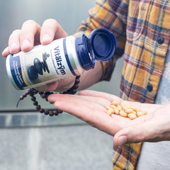 VITÄLZYM multi-enzyme blend ingredients with serrapeptase and bromelain.
