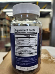 120-count bottle label showcased emphasizing value and long supply